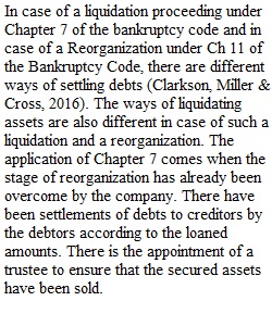 Ch 31 Bankruptcy 1 Assignment